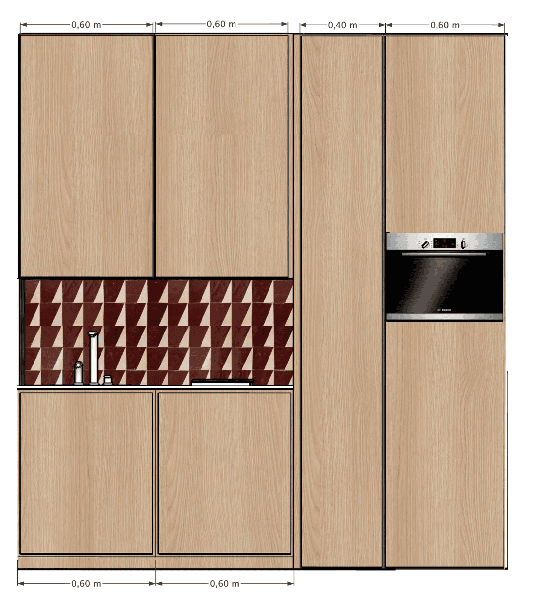 repenser la cuisine d'un studio parisien