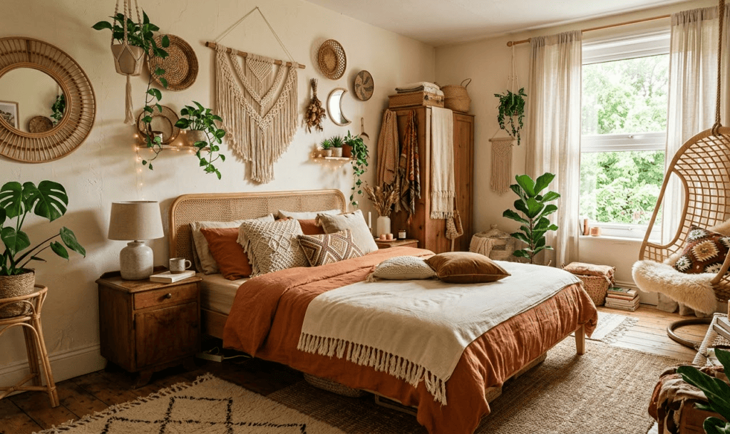 décoration bohème chambre