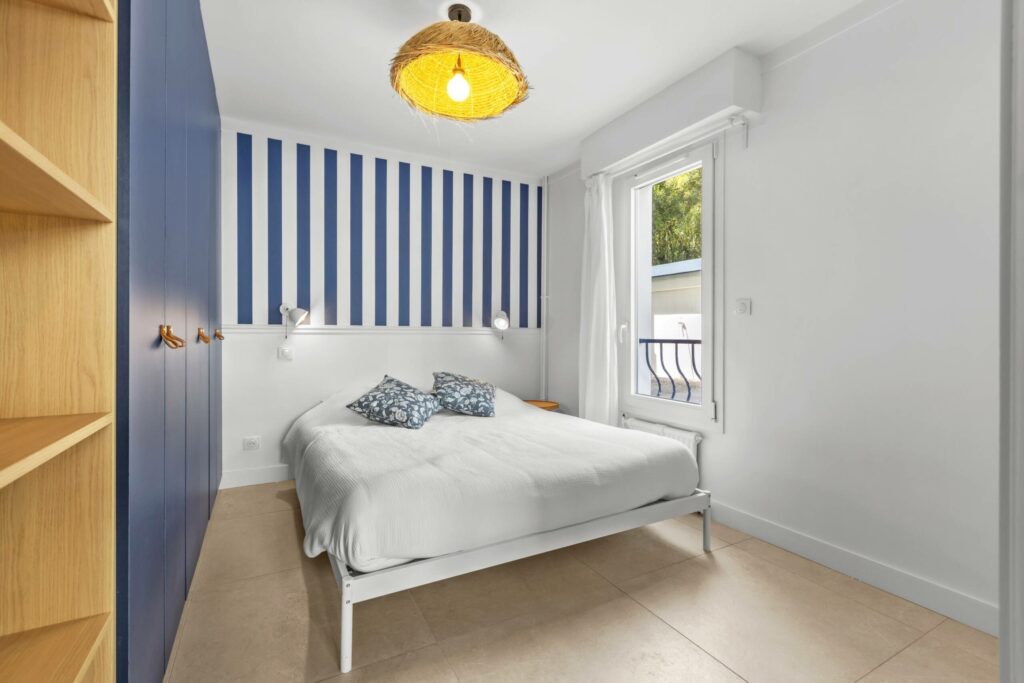 Exemple de studio dédié investissement locatif rénové à Cannes par Ynspir