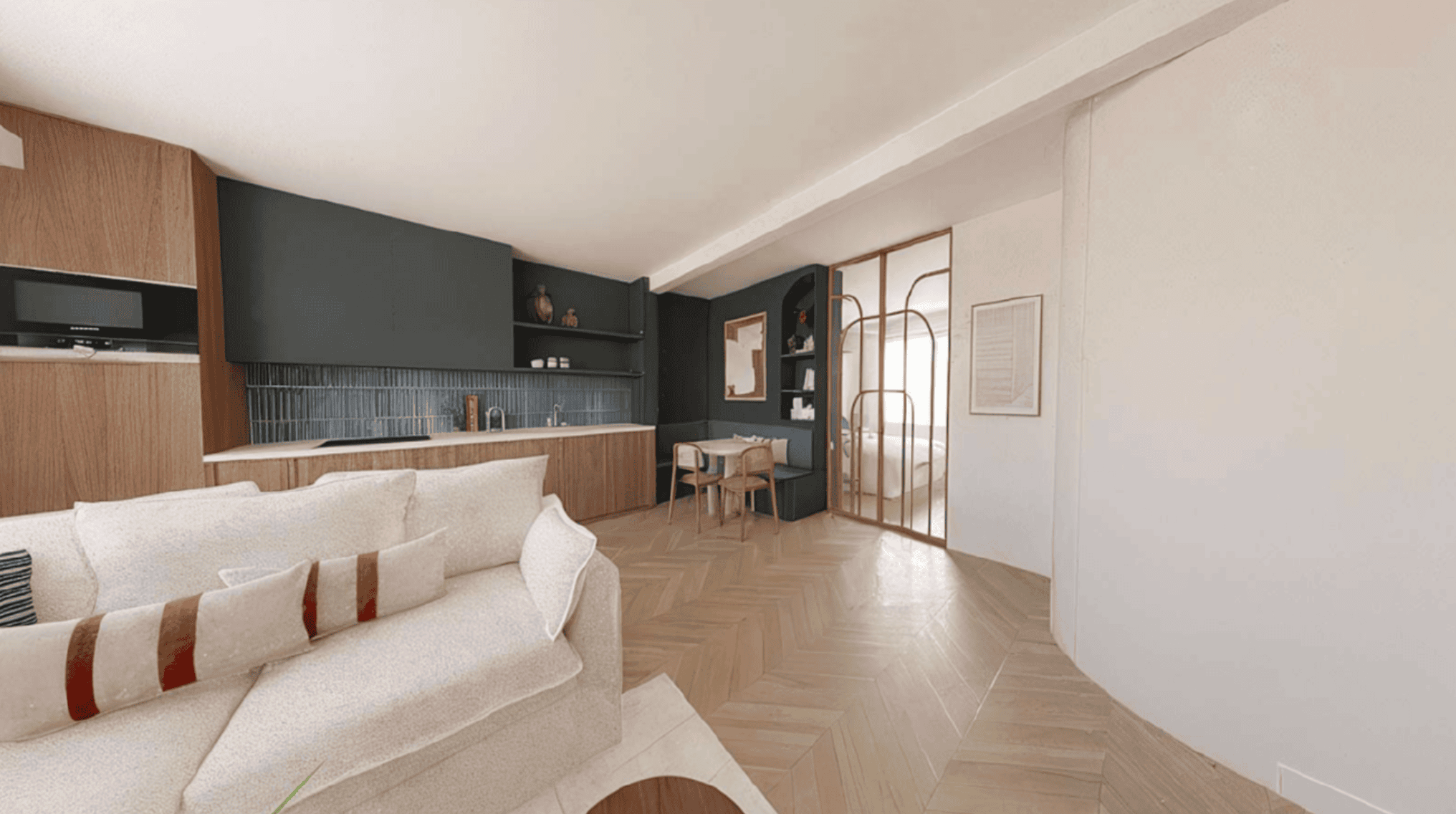 Réalisation Ynspir : rénovation d'un studio locatif à Reims
