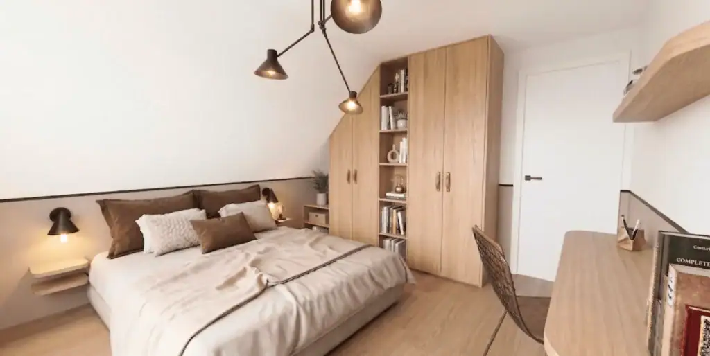 Chambre mansardée : conseils et exemple d'aménagement