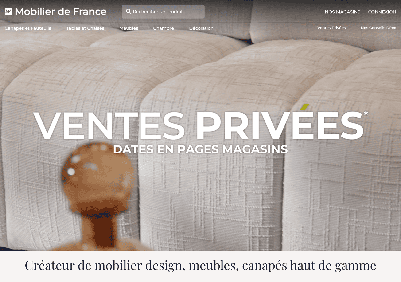 Site officiel de Mobilier de France