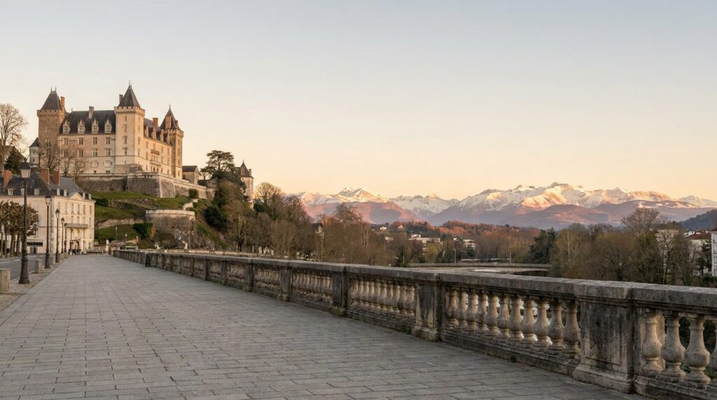 Prix du m² à Pau — vue de la ville