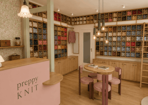 Agencement d&rsquo;une boutique de tricot de 29 m2 à Strasbourg