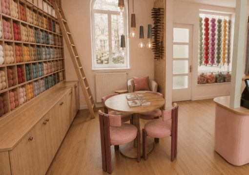 Agencement d&rsquo;une boutique de tricot de 29 m2 à Strasbourg