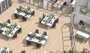 Agencement d'espace de travail