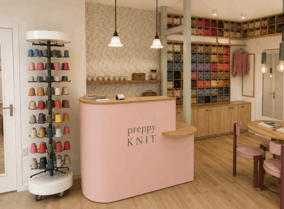 Agencement d&rsquo;une boutique de tricot de 29 m2 à Strasbourg