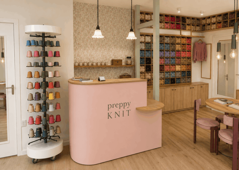 Agencement d&rsquo;une boutique de tricot de 29 m2 à Strasbourg