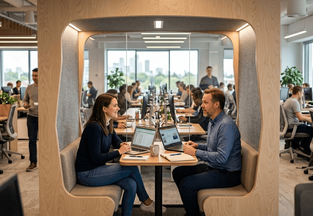 Alcôve acoustique : le petit cocon qui change tout dans vos bureaux