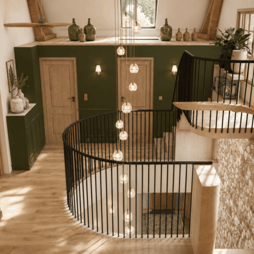 Ferme de 300 m2 rénovée Annecy – Visuels 3D réalistes