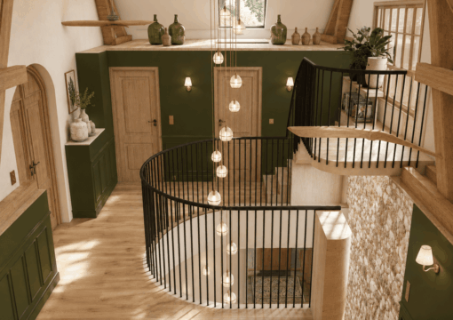 Ferme de 300 m2 rénovée Annecy – Visuels 3D réalistes