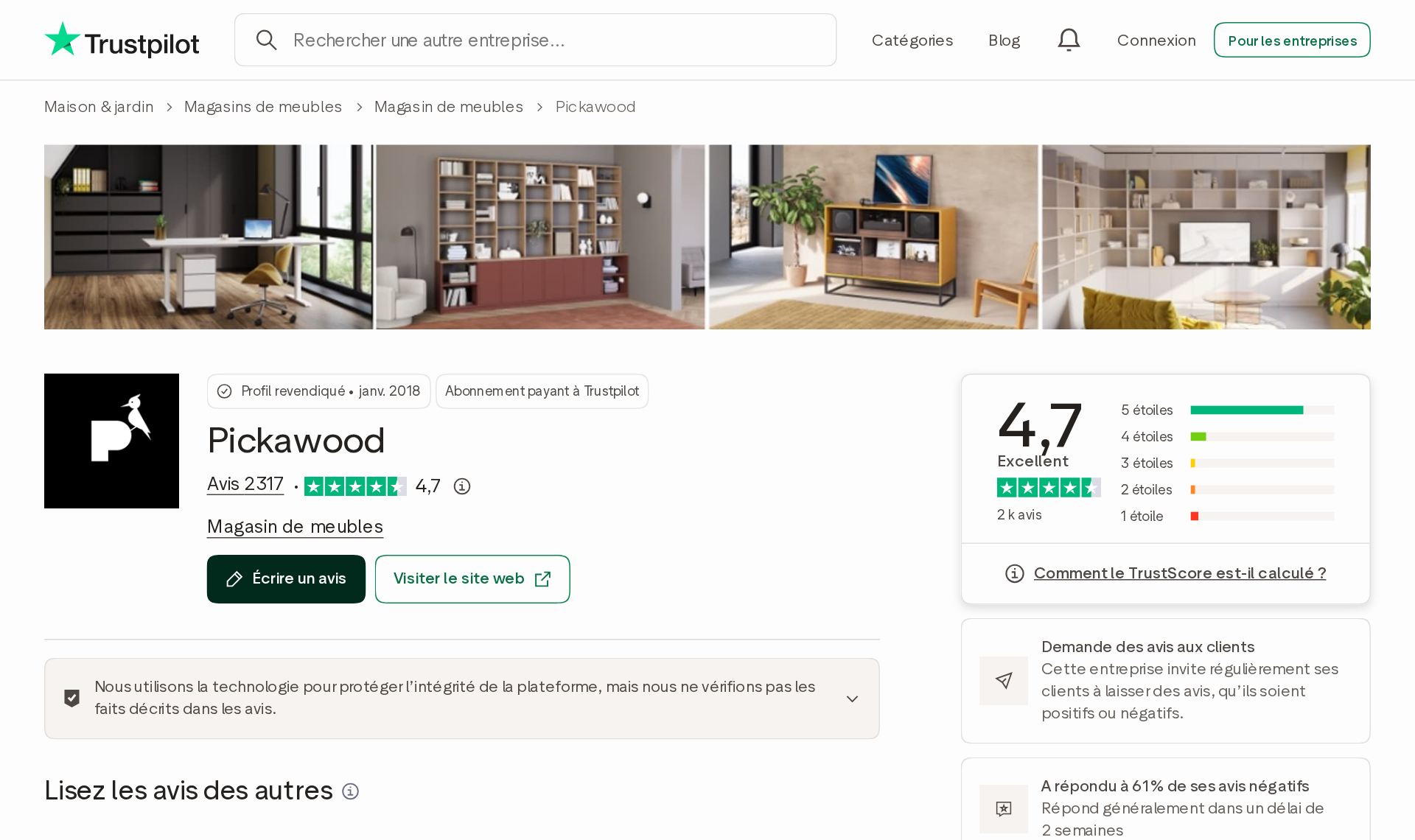 Avis sur Pickawood : notre analyse complète du spécialiste allemand du meuble sur mesure